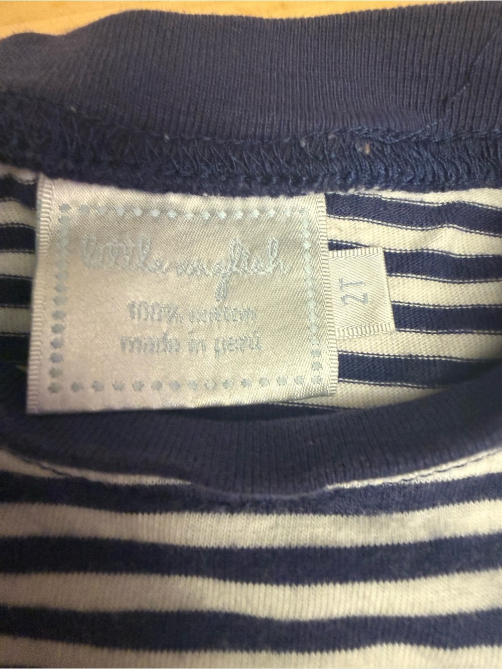 Little English 2T fox appliqué tee EUC - Picture 2 of 3